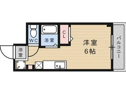 真継ハイツ(1K/3階)の間取り写真