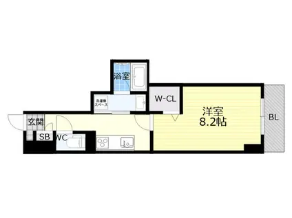 INICIO甲南山手(1K/7階)の間取り写真