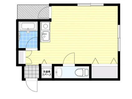 ベルズコート春日野道2(ワンルーム/4階)の間取り写真