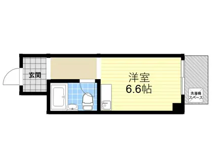 アストロヴィラ松屋町(ワンルーム/9階)の間取り写真