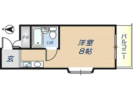 グレースミユキ(ワンルーム/1階)の間取り写真