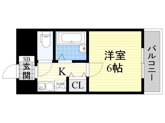 イマザキマンション エヌワン(1K/7階)の間取り写真