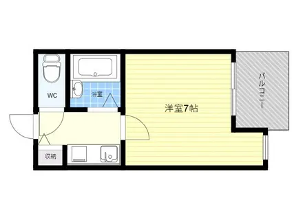 シグマライフ(1K/2階)の間取り写真