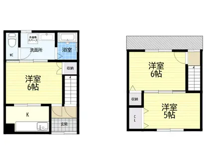 キャットタウン(3K)の間取り写真