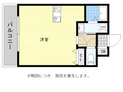 エンクレストネオ博多駅南(1K/8階)の間取り写真