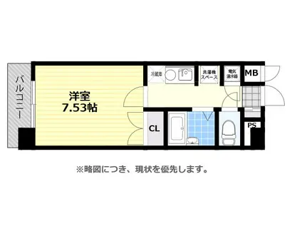 フリースペース57(1K/2階)の間取り写真