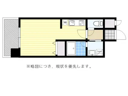 エトゥール山王公園(ワンルーム/11階)の間取り写真