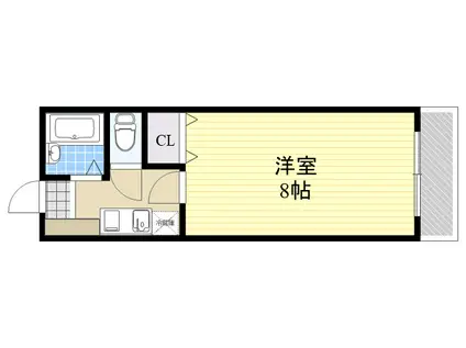 コア・メゾン・大野(1K/4階)の間取り写真