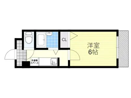 ルーラルタツミ(1K/5階)の間取り写真