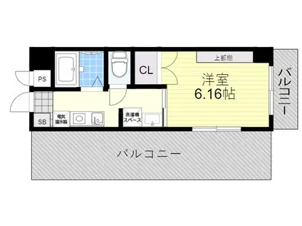 ウイニング・パラ江坂(1K/5階)の間取り写真