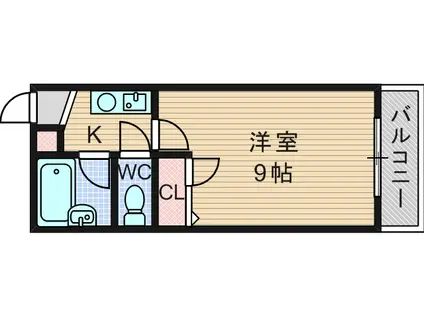 第2福井マンション(1K/1階)の間取り写真