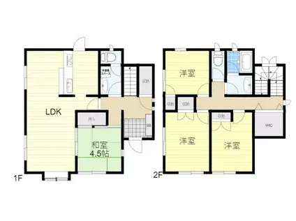 上野東タウンハウス(4LDK)の間取り写真