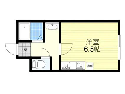 CASA DI SIENA(ワンルーム/1階)の間取り写真