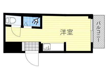 GROOVE待兼山(ワンルーム/2階)の間取り写真