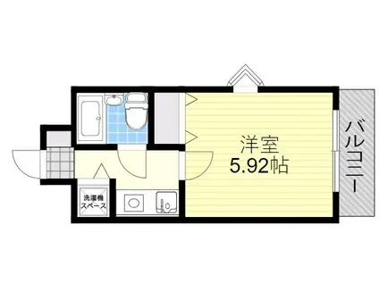 プレステージ住吉(1K/2階)の間取り写真