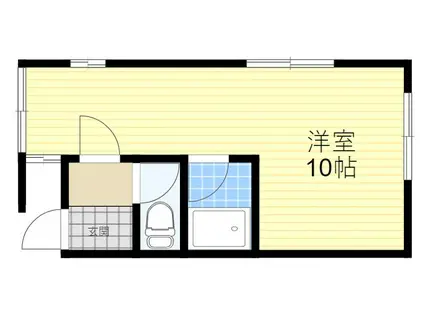 NAKAMURAマンション(ワンルーム/1階)の間取り写真