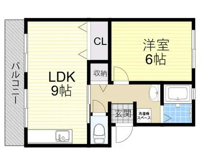 田中マンション(1LDK/4階)の間取り写真