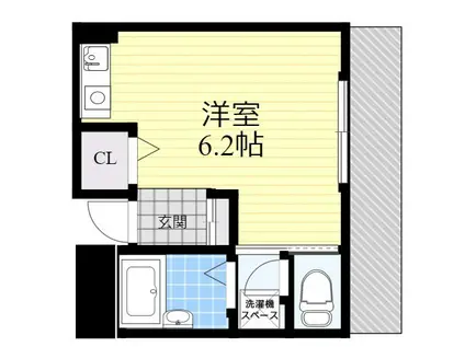 なかやファームサイド(ワンルーム/3階)の間取り写真