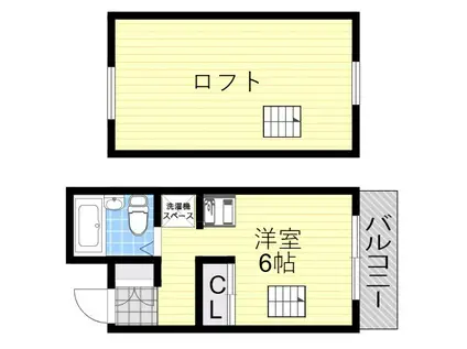 ハイツアベニュー(1K/3階)の間取り写真