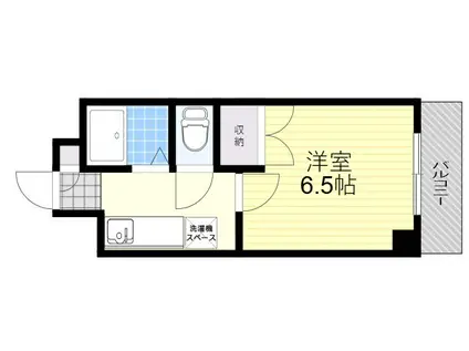 ハイツJUN3号館(1K/4階)の間取り写真