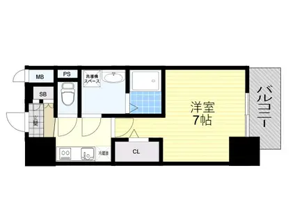 アドバンス江坂東コンフィ(1K/5階)の間取り写真