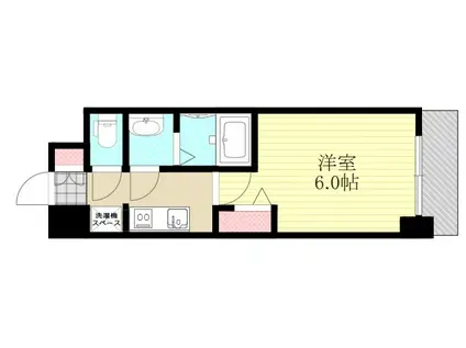 スプランディッド新大阪ウエスト(1K/8階)の間取り写真