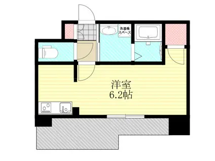 プレサンス東三国エンブレイス(ワンルーム/7階)の間取り写真