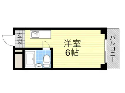 メゾン・ド・スラン(ワンルーム/3階)の間取り写真