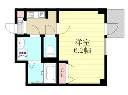 S-RESIDENCE新大阪RISH(1K/9階)の間取り写真