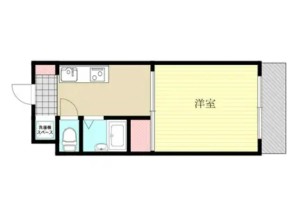 FIVE TWO(1K/7階)の間取り写真