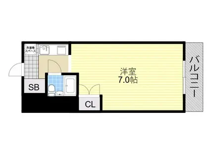 メーベルハイツ(1K/2階)の間取り写真