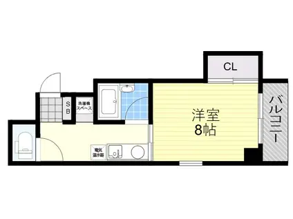 アール新大阪(1K/5階)の間取り写真