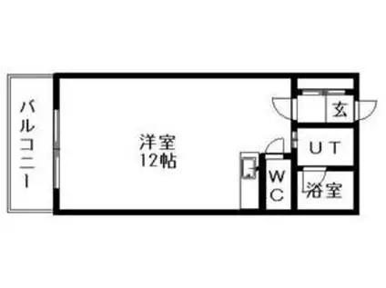 メイプル裏参道(ワンルーム/3階)の間取り写真