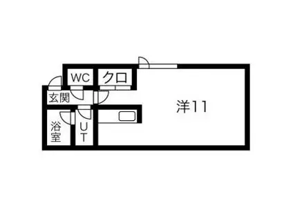 ヴィオーネ137(ワンルーム/2階)の間取り写真