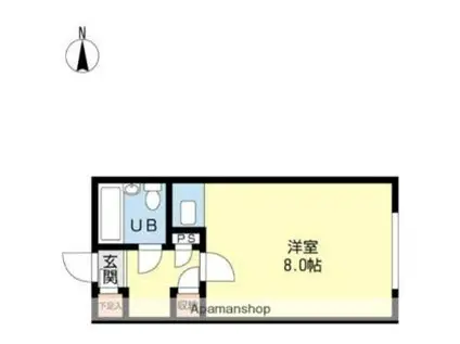 サンコーポラス札幌(ワンルーム/3階)の間取り写真