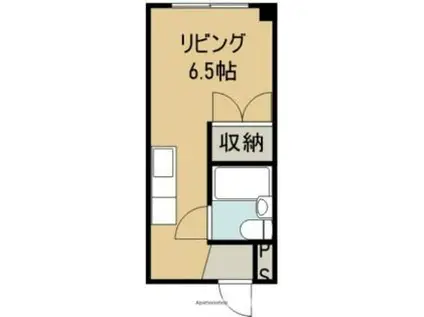 マンション永興(ワンルーム/3階)の間取り写真
