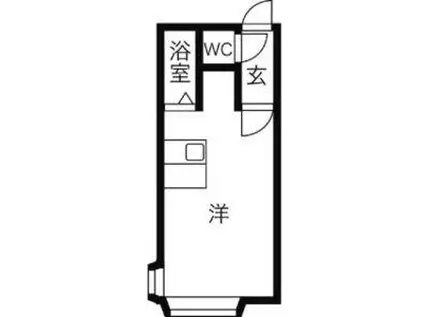 AMS文京台南町III(ワンルーム/2階)の間取り写真