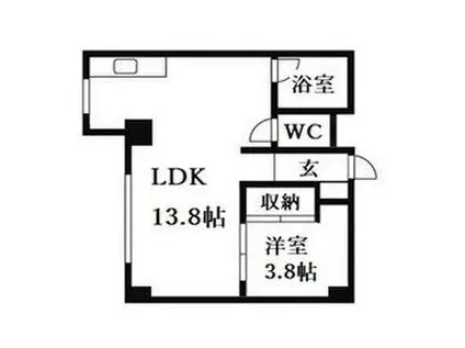 パレスマンション(2LDK/3階)の間取り写真