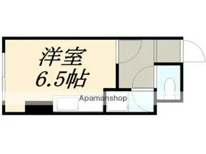 コーポHERO八幡(ワンルーム/2階)の間取り写真