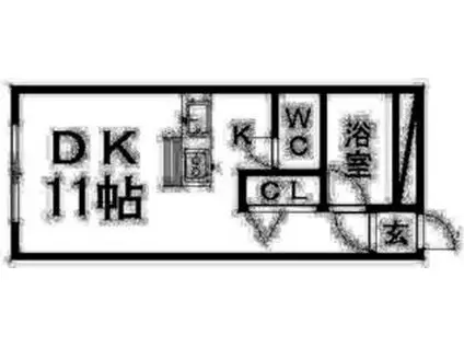サンコート文京台参番館(1K/2階)の間取り写真
