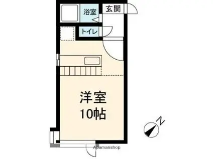 プチメゾン文京台(ワンルーム/3階)の間取り写真