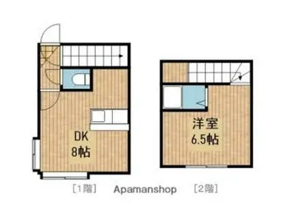 ソル ドムス文京台弐番館(1DK/1階)の間取り写真