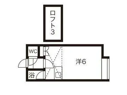 マクセル北28条(1DK/1階)の間取り写真