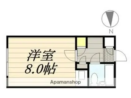 サンコーポラス札幌(ワンルーム/3階)の間取り写真