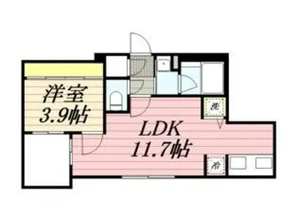 ARISTO北7条(1LDK/5階)の間取り写真