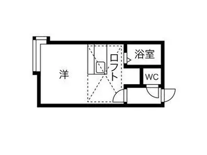 グランプリ東雲(ワンルーム/3階)の間取り写真