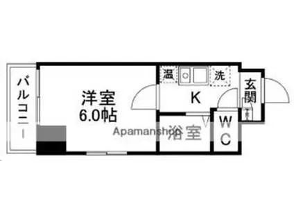 SAKO仙台東(1K/10階)の間取り写真