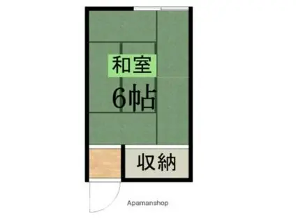 アミティシブヤII(ワンルーム/2階)の間取り写真