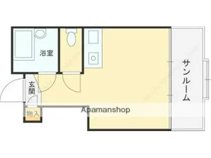 トークプラザ菅江ビル(ワンルーム/3階)の間取り写真