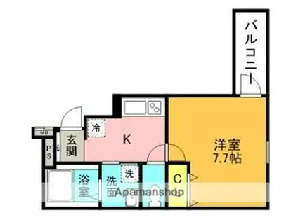 フジパレス尼崎三反田I番館(1K/2階)の間取り写真